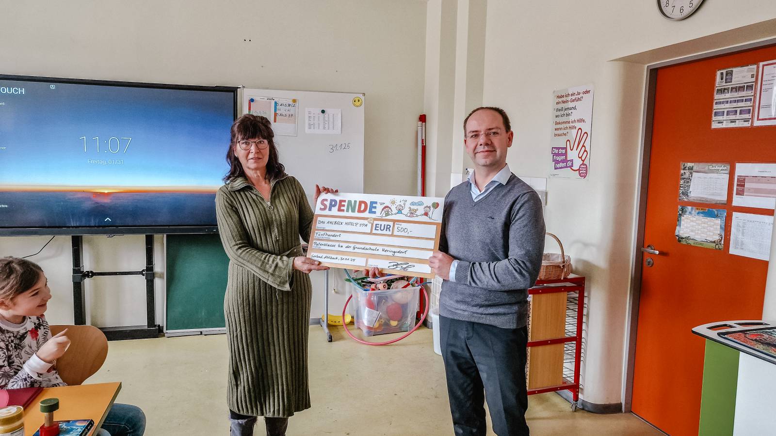 Ein besonderes Treffen vor den Winterferien Symbolfoto