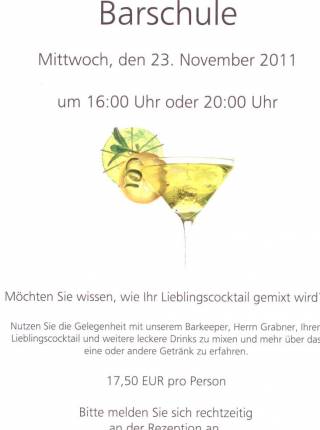 Lieblingscocktail im DAS AHLBECK mixen? Symbolfoto