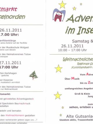 Adventsmarkt im Inselnorden am 26. und 27.11.11 Symbolfoto