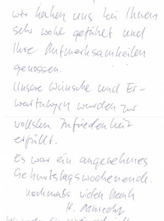 Vielen Dank an DAS AHLBECK-Team Symbolfoto