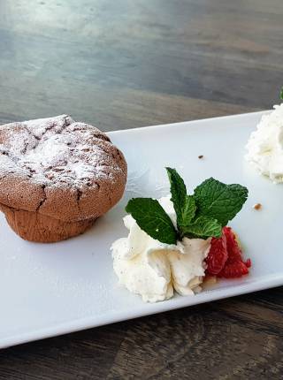Unser Valentinstagsmenü : Das Dessert Symbolfoto