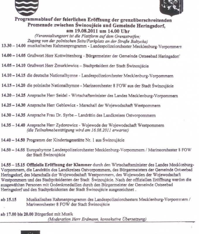 Eröffnung der längsten Promenade Europas Symbolfoto