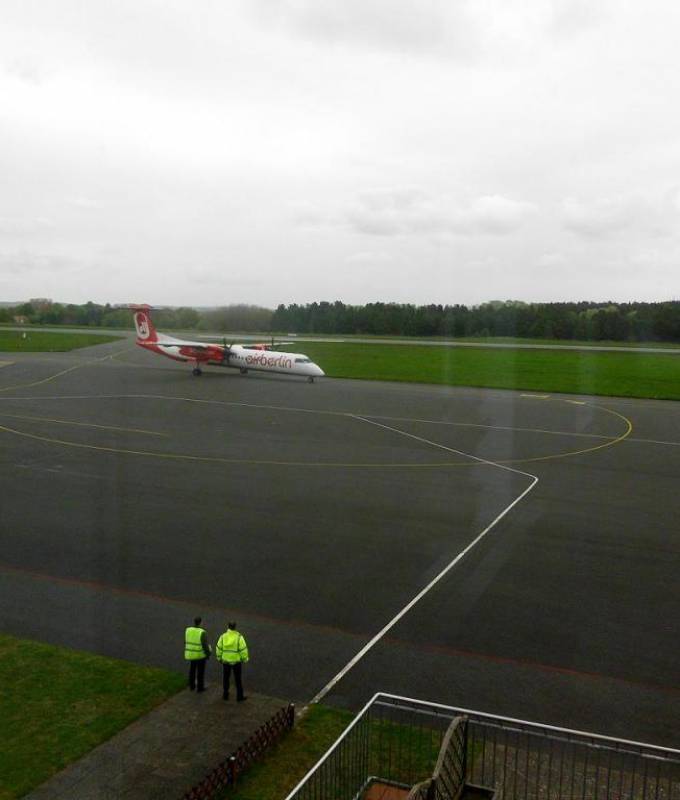 Im Flug auf Usedom… Symbolfoto