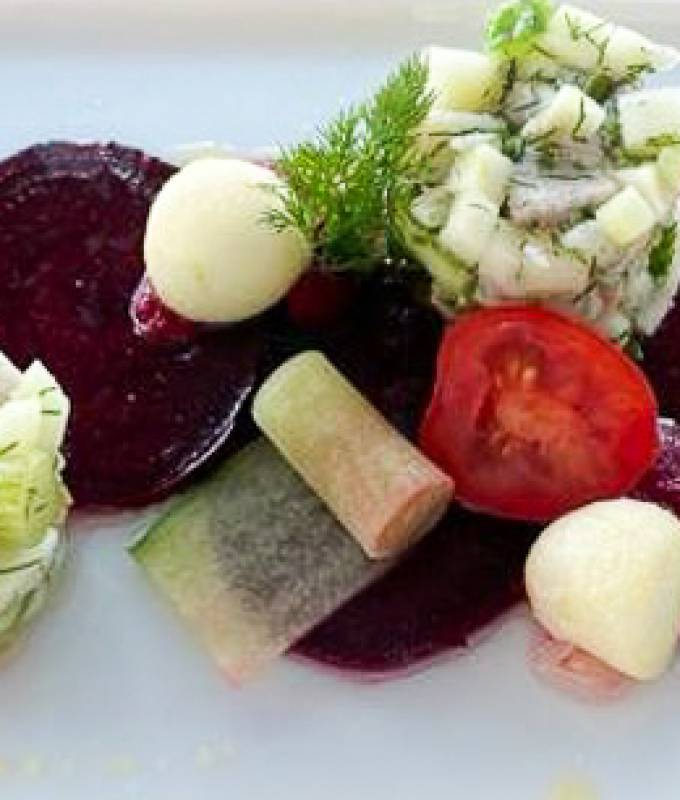 Ostermenü - die Vorspeise  Symbolfoto