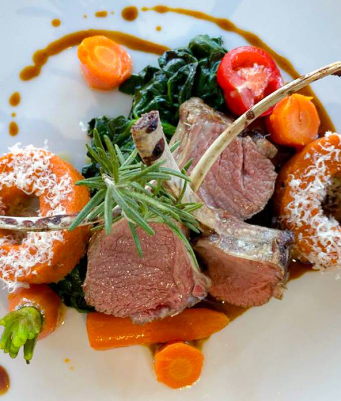 Ostermenü - der Hauptgang  Symbolfoto